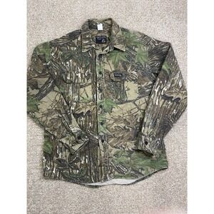Vintage‎ Rattlers Brand Camo Hunting Jacket Coat Large